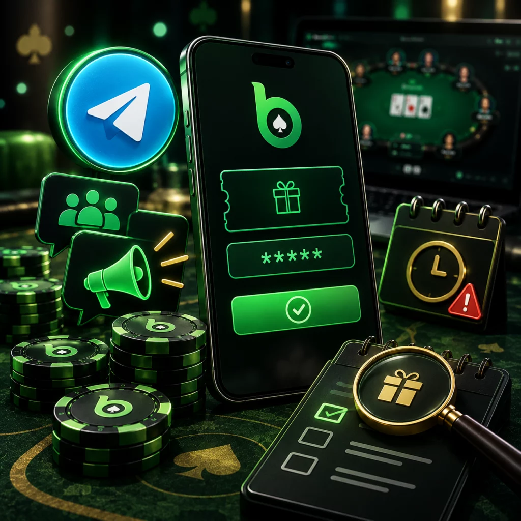 BC Poker bonus code activation