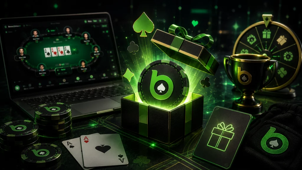 BCPoker no deposit bonus claim steps