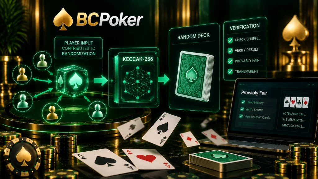 BCPoker random deck generation