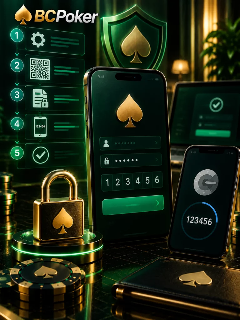 BCPoker Two Factor Authenticator